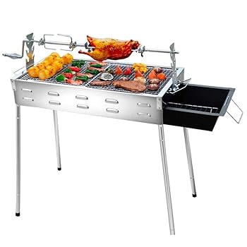 【中古】【未使用】ATAAY バーベキューグリル ステンレススチール 折りたたみ式 ポータブル BBQツール アウトドア クッキング キャンプ ハイキング ピクニック アウ 【中古】【未使用】ATAAY バーベキューグリル ステンレススチール 折りたたみ式 ポータブル BBQツール アウトドア クッキング キャンプ ハイキング ピクニック アウ