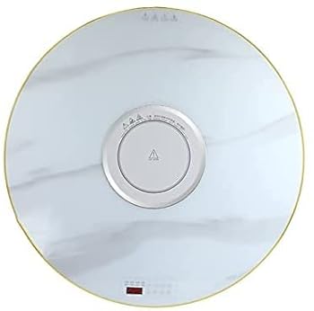 【中古】【未使用】電気フードウォーマープレート、電気ウォーマートレイ大きな表面回転可能で調節可能な温度制御ラウンドホットプレートは食品を熱く保ちますビュ