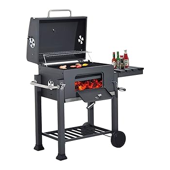 【中古】ATAAY トロリー バーベキュー グリル ポータブル BBQ チャコール グリル ガーデン アウトドア キャンプ フード クッキング バーベキュー ストー