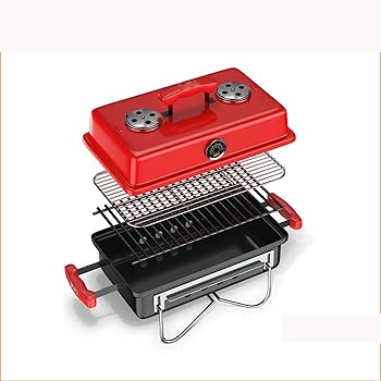 【中古】ATAAY チャコール バーベキュー グリル アウトドア 家庭用 折りたたみ式 ポータブル バーベキュー グリル チャコール バーベキュー ストーブ (レ