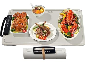 【中古】折りたたみ電気食品温めトレイ、タッチパネルとハンドル付きポータブル食品ウォーマープレート、柔軟な食品温めパッド、7速温度制御と24時間タイマー、1.8mの取り外し可能な電源コード【メーカー名】【メーカー型番】【ブランド名】HYQNG ホットプレート, ホームストア 【商品説明】折りたたみ電気食品温めトレイ、タッチパネルとハンドル付きポータブル食品ウォーマープレート、柔軟な食品温めパッド、7速温度制御と24時間タイマー、1.8mの取り外し可能な電源コード当店では初期不良に限り、商品到着から7日間は返品を 受付けております。お問い合わせ・メールにて不具合詳細をご連絡ください。他モールとの併売品の為、完売の際はキャンセルご連絡させて頂きます。中古品の商品タイトルに「限定」「初回」「保証」「DLコード」などの表記がありましても、特典・付属品・帯・保証等は付いておりません。電子辞書、コンパクトオーディオプレーヤー等のイヤホンは写真にありましても衛生上、基本お付けしておりません。※未使用品は除く品名に【import】【輸入】【北米】【海外】等の国内商品でないと把握できる表記商品について国内のDVDプレイヤー、ゲーム機で稼働しない場合がございます。予めご了承の上、購入ください。掲載と付属品が異なる場合は確認のご連絡をさせて頂きます。ご注文からお届けまで1、ご注文⇒ご注文は24時間受け付けております。2、注文確認⇒ご注文後、当店から注文確認メールを送信します。3、お届けまで3〜10営業日程度とお考えください。4、入金確認⇒前払い決済をご選択の場合、ご入金確認後、配送手配を致します。5、出荷⇒配送準備が整い次第、出荷致します。配送業者、追跡番号等の詳細をメール送信致します。6、到着⇒出荷後、1〜3日後に商品が到着します。　※離島、北海道、九州、沖縄は遅れる場合がございます。予めご了承下さい。お電話でのお問合せは少人数で運営の為受け付けておりませんので、お問い合わせ・メールにてお願い致します。営業時間　月〜金　11:00〜17:00★お客様都合によるご注文後のキャンセル・返品はお受けしておりませんのでご了承ください。0