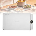 【中古】プレートウォーマー 電気 折りたたみ式ホットプレート 料理を保温 5段階温度調節&4時間タイマー レストラン/ホームパーティー/パーティー用食品