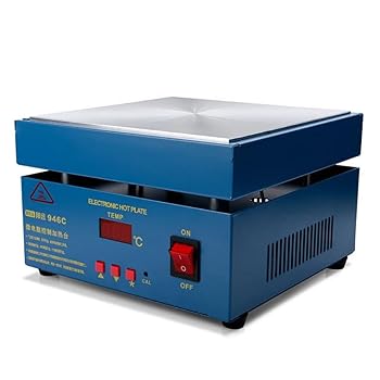 【中古】【未使用】Jieoto 電気加熱ステーション電子ホットプレートメンテナンス予熱プラットフォーム BGA PCB SMD 電話液晶タッチスクリーン修理 946C