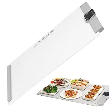 【中古】Nankoyal シリコン電気温めトレイ、食品温めパッド - 食品用電気保温トレイ折りたたみ式ソフト多用途食品加熱パッド - 特大シリコンフードウォー