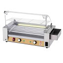 【中古】【未使用】COOKLEE ソーセージグリルクッカー ソーセージ焙煎機 ホットドッグロースターマシン ホットドッグマシン 50℃-200℃独立した温度制御 304ステン(2)