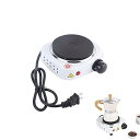 【中古】電気ホットプレート、ミニホットプレート、電気カウンタートップシングルバーナー、500Wカウンタートップ電気ホットプレート、5レベル温度制御ク
