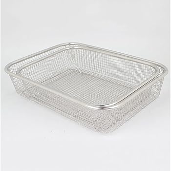 【中古】JJZXD 正方形のステンレス鋼の長方形の野菜のフルーツの洗濯機械のための台所ザリンシンクの洗面台のための台所のためのバスケット