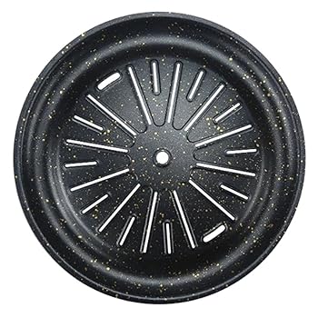 【中古】鉄板 プレート グリルプレート 韓国語 バッベーグリルパン屋外バーベキュープレートラウンドア..