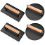 【中古】Leonyo Smash Burger Press, 4pcs Bacon Press for Griddle, Round Cast Iron Grill Press for..