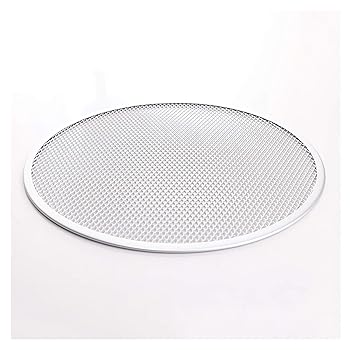 【中古】【未使用】ピザパン ピザパンピザスクリーン、シームレスなラウンドアルミ合金ピザスクリーン..