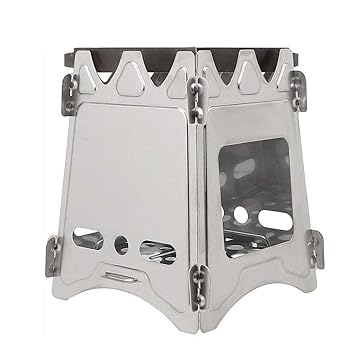 【中古】ATAAY バーベキューグリル ステンレススチール チャコール ポータブルバーベキューラック キャンプ ハイキング 釣り 12.5cm12.5cm16cm