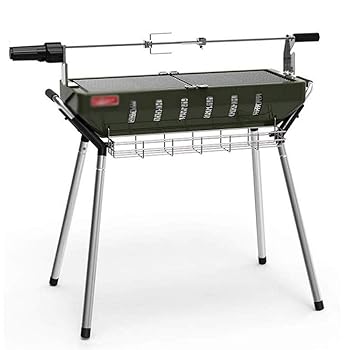 【中古】ATAAY バーベキュー グリル 家庭用 ワイルド ポータブル 折りたたみ式 ピクニック シェルフ 安定性と耐久性 厚い ステンレス鋼 チャコール グリ 【中古】ATAAY バーベキュー グリル 家庭用 ワイルド ポータブル 折りたたみ式 ピクニック シェルフ 安定性と耐久性 厚い ステンレス鋼 チャコール グリ