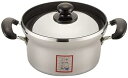 【中古】北陸アルミニウム 文化ごはん鍋 20cm HC28-RM202 シルバー