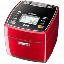 【中古】三菱電機 IHジャー炊飯器 本炭釜 5.5合炊き ルビーレッド NJ-VW106-R