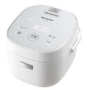 【中古】SHARP マイコンジャー炊飯器 KS-CF05C-W|詳細画像