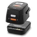 【中古】アイリスオーヤマ 分離式量り炊きIHジャー炊飯器3合 RC-IM30-B ブラック