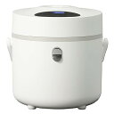 【中古】オーム電機 マイコン炊飯器 3合炊き 低糖質ご飯が作れる 玄米 おかゆ スープ おひとりさま 一人暮らし コンパクト シンプル ホワイト 白 COK-SH3(2)