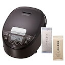 【中古】タイガー魔法瓶(TIGER) IHジャー炊飯器 炊きたて JPW-D180(T) 玄米 ゆめぴりか 2合(300g) セット(2)