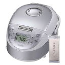 【中古】タイガー魔法瓶(TIGER) IH炊飯器 炊きたて 3合炊き JPF-G055-WL スチールホワイト ゆめぴりか精白米300g セット