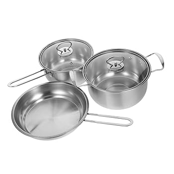 【中古】【未使用】ULTECHNOVO 1 セット ステンレススープポット stainless steel pan stainless steel pot n?i n?u ?n cooking pot キャンプ用の鍋とフ