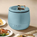【中古】110V単体炊飯器、多機能炊飯器、コンパクト炊飯器、インスタント炊飯器、コンパクト炊飯器、電気炊飯器、おかゆ調理モード、保温予約機能、かわ(2)