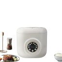 【中古】健康向け炊飯器 1~3.5合 一人暮らし 低熱量炊飯 カロリー約50%オフ セラミック鍋 フッ素加工なし コーティングが剥がれにくい マイコン式 タッ