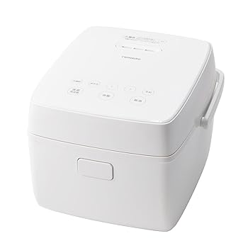 【中古】【未使用】ツインバード 炊飯器 3合 IH 早炊き 一人暮らし 最短19分炊飯 消音機能 新潟 燕三条 ホワイト RM-D793W