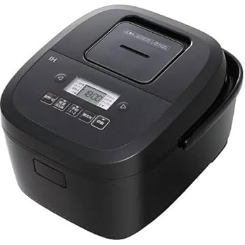 【中古】炊飯器 5.5合 2段IH シンプルデザイン ブラック