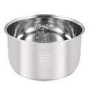 【中古】ユニバーサル炊飯器 316 ステンレススチールライナー 4L L ノンスティック炊飯器ライナーアクセサリー 多機能炊飯器(4L 11.8CM high)(2)