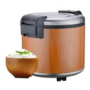 【中古】酵素玄米 保温器 発芽酵素玄米 (保温ジャー/保温専用 電子ジャー) 大容量 玄米/白米業務用電気保温桶 (シルバー,23L)