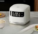 【中古】【未使用】カラースクリーン炊飯器 2L ミニ スチーム&クック ノンスティックポット 2人用 炊飯器 好みに合わせたかたさを選択 マイコン式すいはんき タッチ