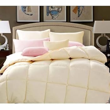 【中古】ダブル羽毛布団ウォッシャブルデュベウォッシャブルデュベシンサレートデュベシングルデュベ軽量で暖かい(ベージュ150 * 2002.5kg)