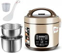 【中古】炊飯器 家庭用 304 ステンレススチール 低糖質 多機能 炊飯器 別炊き ライス スープ 2-7人用 (B 3l) (B 5l) (B 5l)