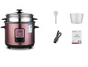 【中古】炊飯器 家庭用 4L-6L 自動保温 ステンレス製内容器 多機能 蒸し器付き
