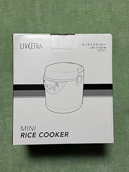 【中古】【未使用】レシピブック付きミニ炊飯器 LIVCETRA LRC-T106/W 【中古】【未使用】レシピブック付きミニ炊飯器 LIVCETRA LRC-T106/W
