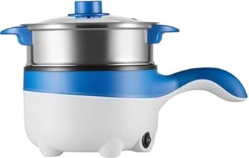 【中古】【未使用】Ambety 車載炊飯器電気フライパン2L車載多機能電気フライパン 24v/12V炒める・温かい料理・蒸す・煮る多機能な車載用電気鍋 (12v家族の車,ブルー
