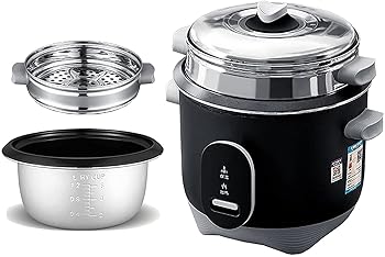 【中古】蒸し器付き炊飯器昔ながらの炊飯器、自動断熱、焦げ付き防止インナー、1?8人用(5L)() 【中古】蒸し器付き炊飯器昔ながらの炊飯器、自動断熱、焦げ付き防止インナー、1?8人用(5L)()