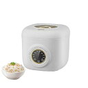 【中古】【未使用】JOGIO炊飯器 一人暮らし 3L 大容量 低温調理 ノンコート304ステンレス 保温 予約機能 雑穀米 多機能 家庭用 ホワイト (34.3...