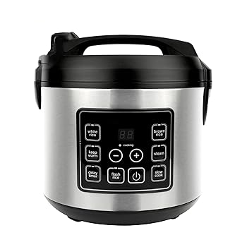 【中古】【未使用】AZZiraLy 20カップ プログラム可能な米&穀物炊飯器とマルチクッカー
