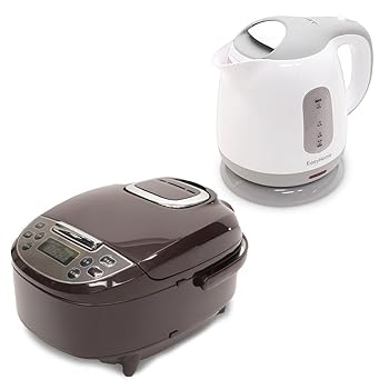 【中古】新生活応援セット 炊飯器5合 ブラウン & 電気ケトル1L ajimura4861-13083333 AJIMURA-SHOP パッケージ画像