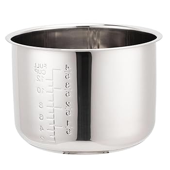 【中古】ステンレス 炊飯器 内鍋 4L 安全 炊飯器 内鍋 目盛付き & 3層底 ご飯鍋 炊飯器 炊飯器 ステン..