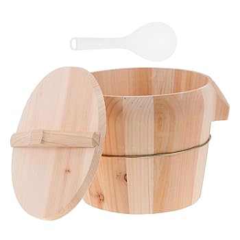 【中古】【未使用】AUTSUPPL 1セット 炊飯器 蒸し器のバスケット 米 炊飯桶 創作蒸しバケツ キッチンス..