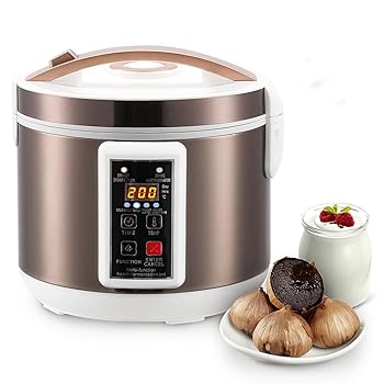 【中古】【未使用】黒にんにく発酵器 7.5L大容量 多機能発酵機 炊飯器 独立した内部 タンクは均一に加..