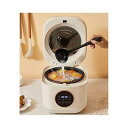 【中古】【未使用】TRENIE シャンパンゴールド多機能炊飯器 (2-3 人暮らし 8 種類メニュー炊飯) 早炊き・予約機能・24 時間保温 着脱式で丸洗い可能 少量炊き・玄米(2)