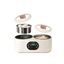 【中古】Vifxucy ミニ炊飯器/電気炊飯器/一人暮らし/ダブルスロークッカー/こびりつかない内釜/多機能両刃電気炊飯器/一人用炊飯器/少量調理/一人暮らし/