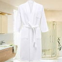 【中古】【未使用】Bathrobes Solid Color Men' s Bathrobes Casual Comfortable Pajamas Couple Robes Homewear (Color : A Size : M Code) (B M code)