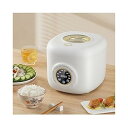 【中古】【未使用】【Ptomoto】健康炊飯器 1〜3.5 合 一人暮らし 低熱量炊飯 カロリー約 50%オフ セラミック鍋 コーティング剥がれにくい マイコン式 タッチパネル(2)