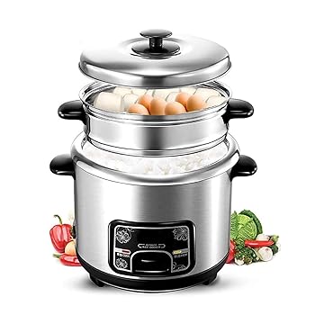【中古】炊飯器と蒸し器(2-5L)304ステンレス鋼の食品炊飯器、保温機能付き、米と蒸気の健康的な食品と野菜を電気にする(サイズ:2L)(2L) 【中古】炊飯器と蒸し器(2-5L)304ステンレス鋼の食品炊飯器、保温機能付き、米と蒸気の健康的な食品と野菜を電気にする(サイズ:2L)(2L)