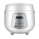 【中古】電気炊飯器、スチールクッカー、多用途プログラム可能スロークッカー、ソテー、シチューポット、スープポット、蒸し器、フードウォーマー、ステ(2)