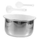 【中古】OUNONA 炊飯器ライナー クッカーライナーポット 蒸し器ライスポットライナー 圧力鍋の内釜 交換用内釜 炊飯器インナー 調理鍋の容器 インテリア